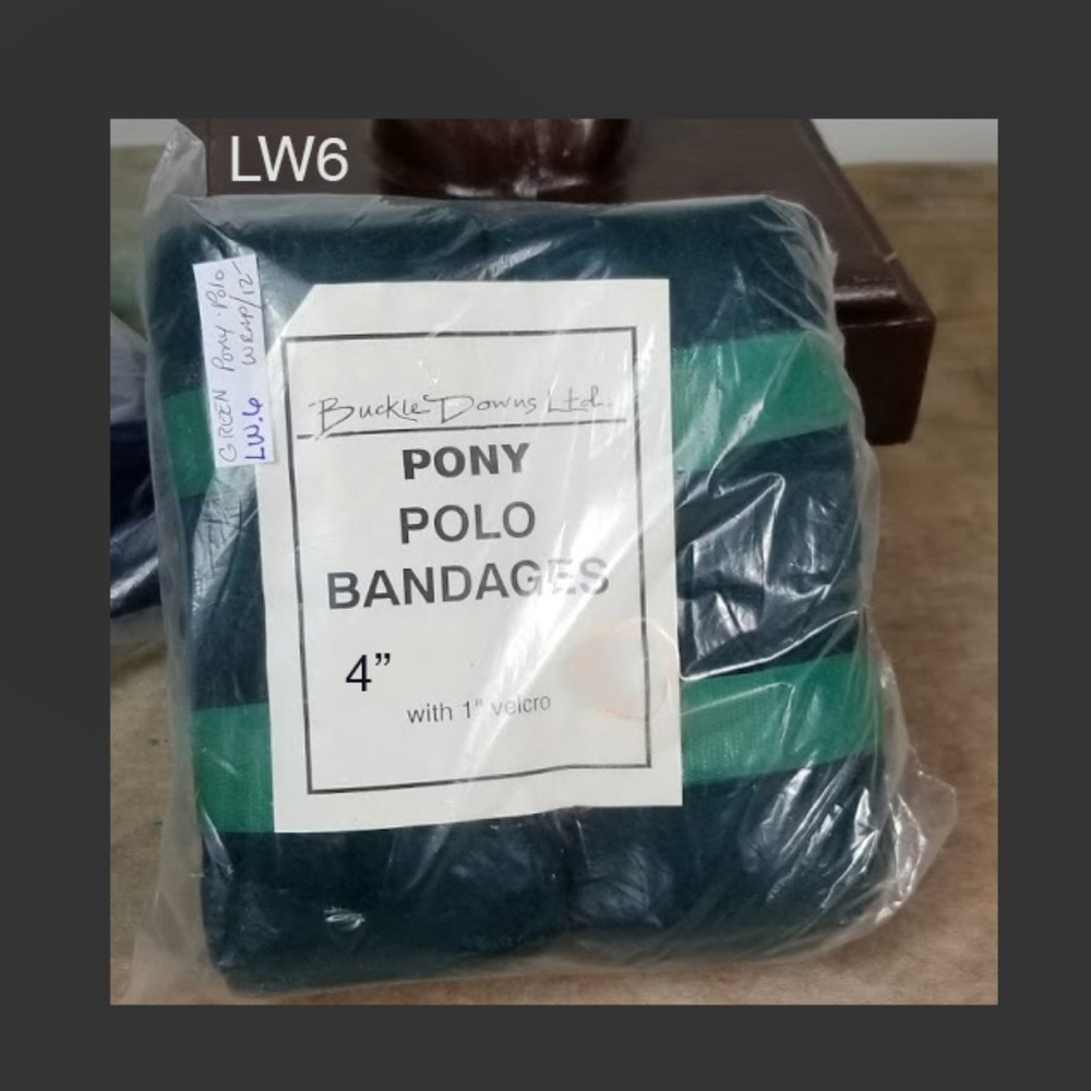 NEW Fleece Equine/Pony Polo Wraps set 4" wide Green